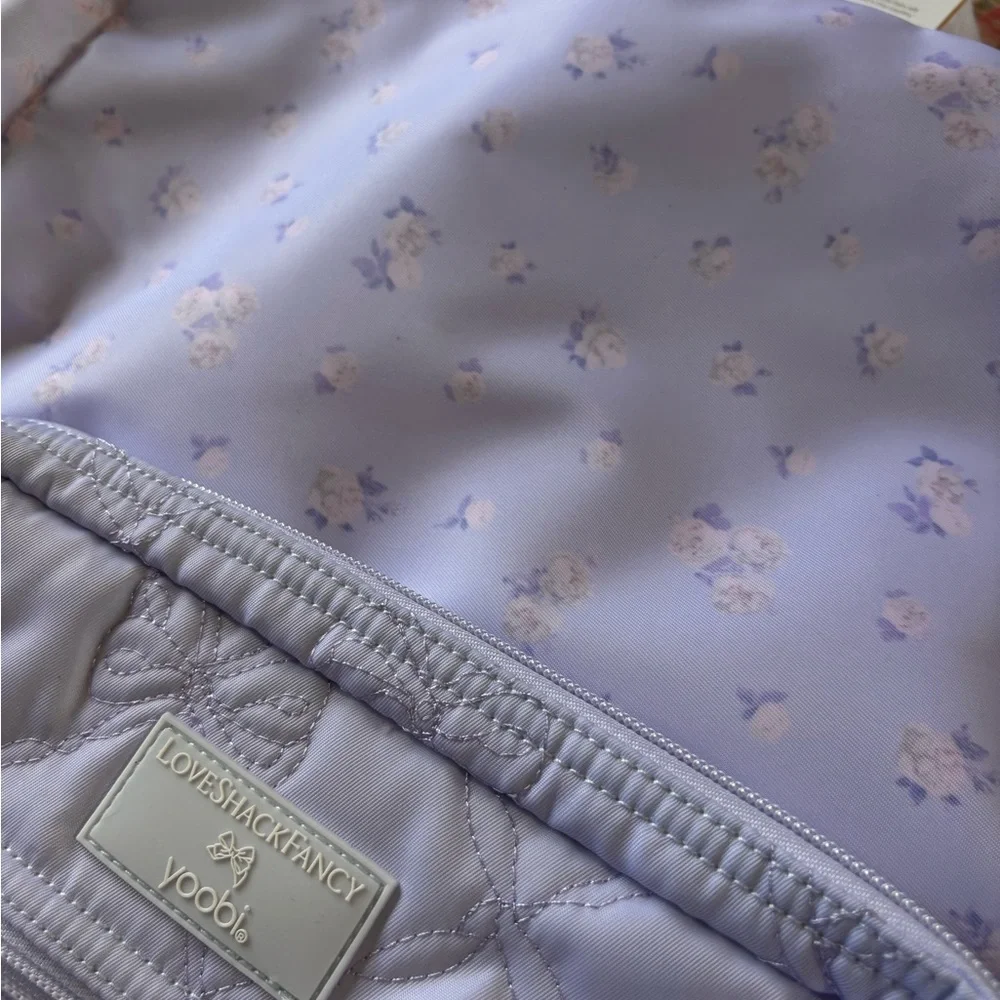 Loveshackfancy blue floral backpack